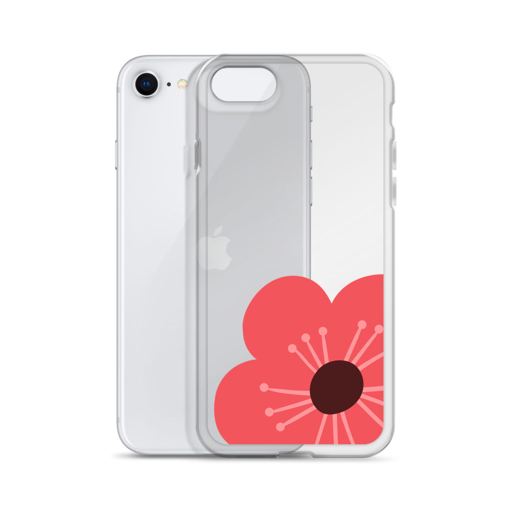 Clear Case for iPhone® Flower