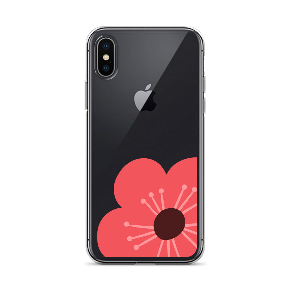 Clear Case for iPhone® Flower