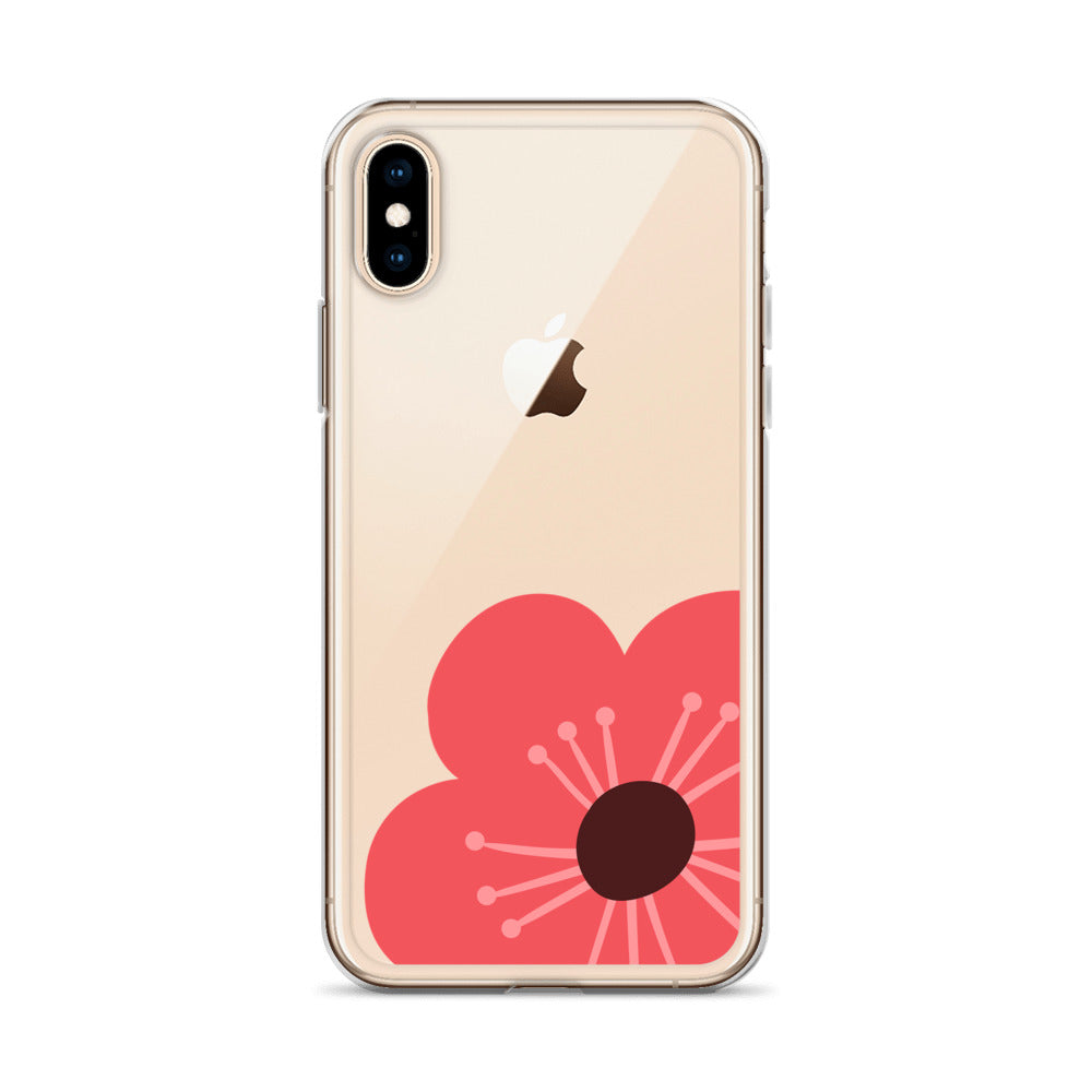 Clear Case for iPhone® Flower