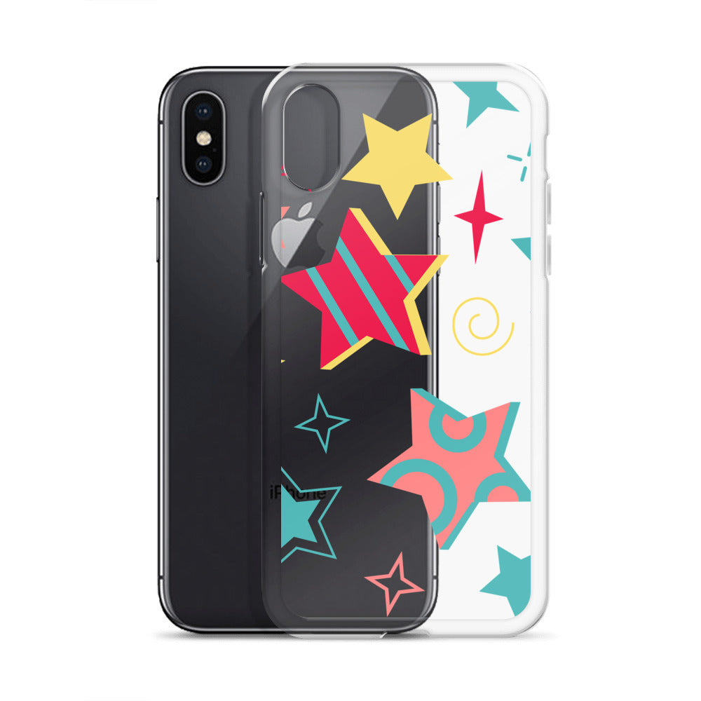 Clear Case for iPhone® 90's Stars
