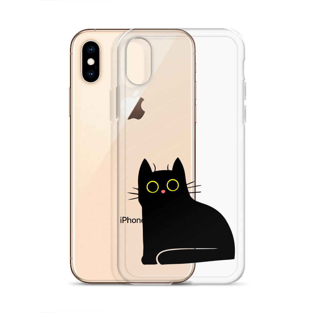 Clear Case for iPhone® Cat Sit