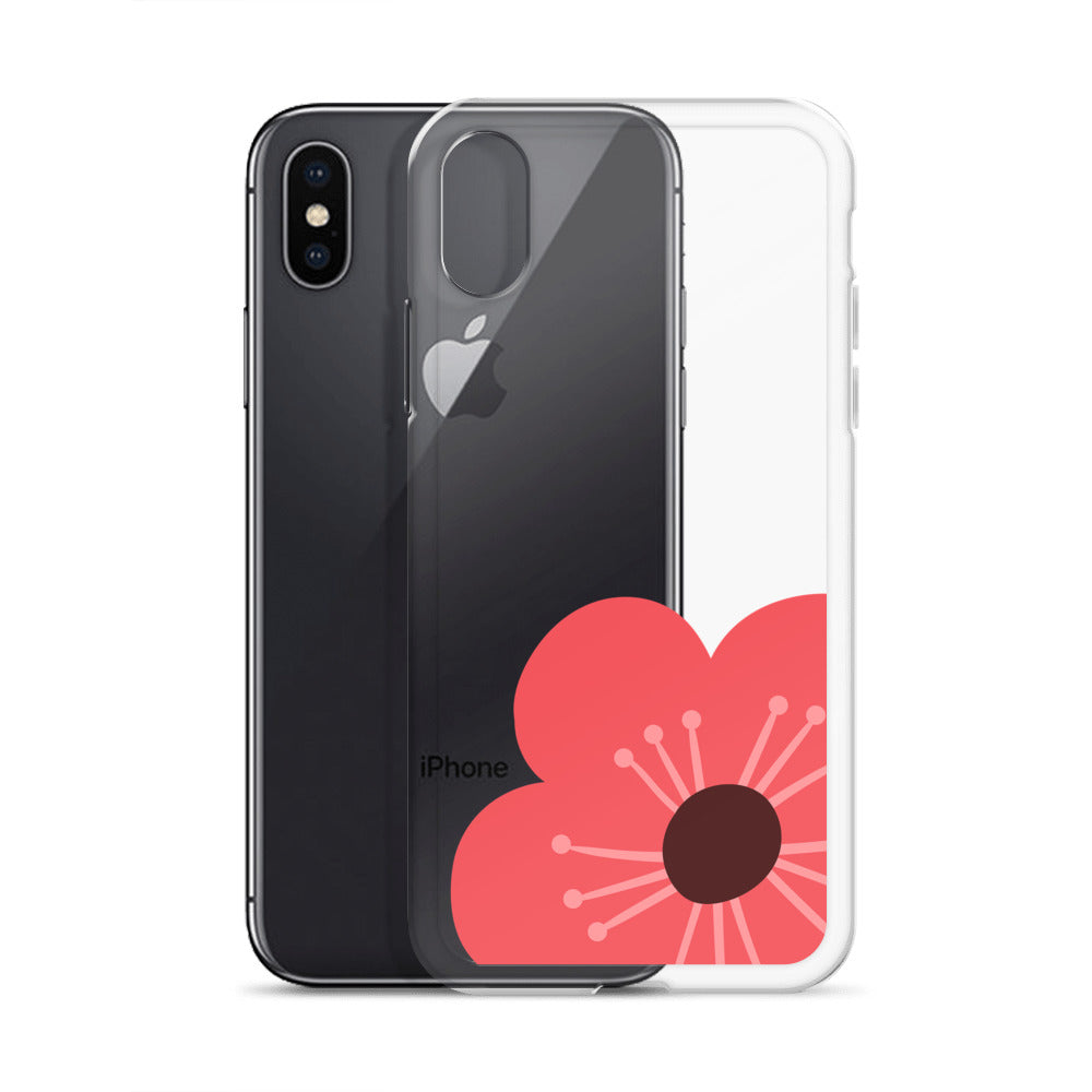 Clear Case for iPhone® Flower