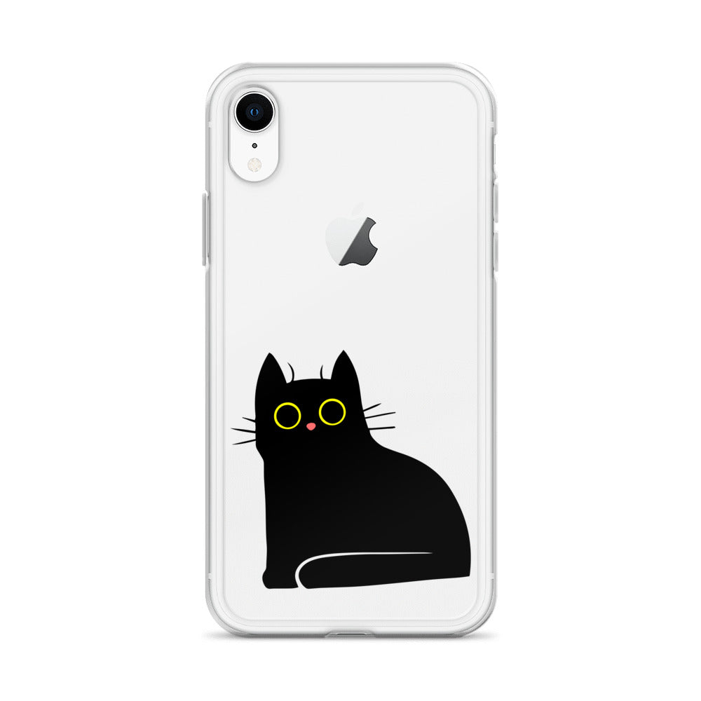 Clear Case for iPhone® Cat Sit