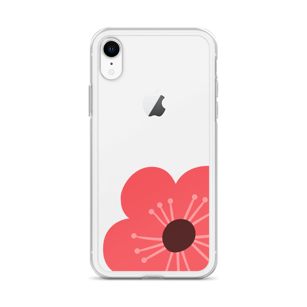 Clear Case for iPhone® Flower