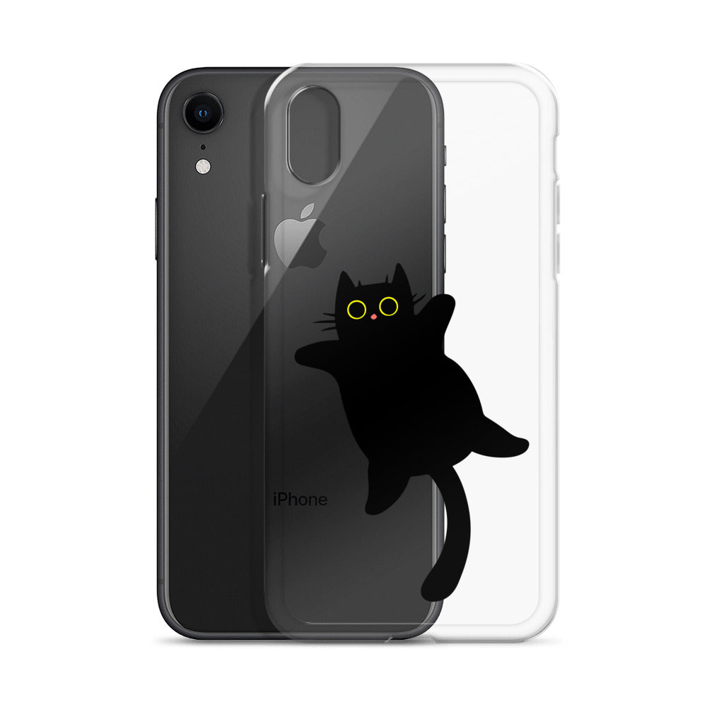 Clear Case for iPhone® Cat Belly Rub