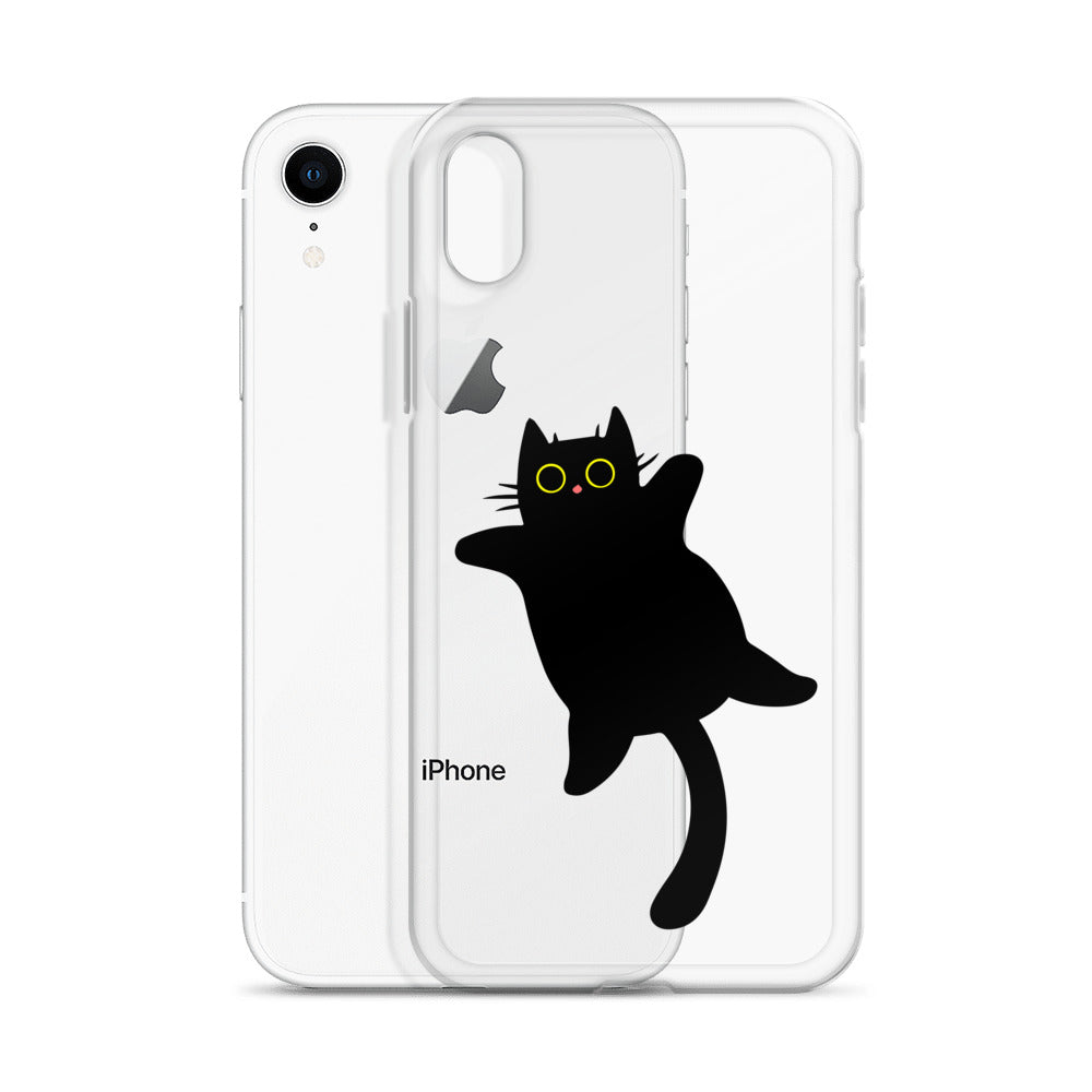 Clear Case for iPhone® Cat Belly Rub