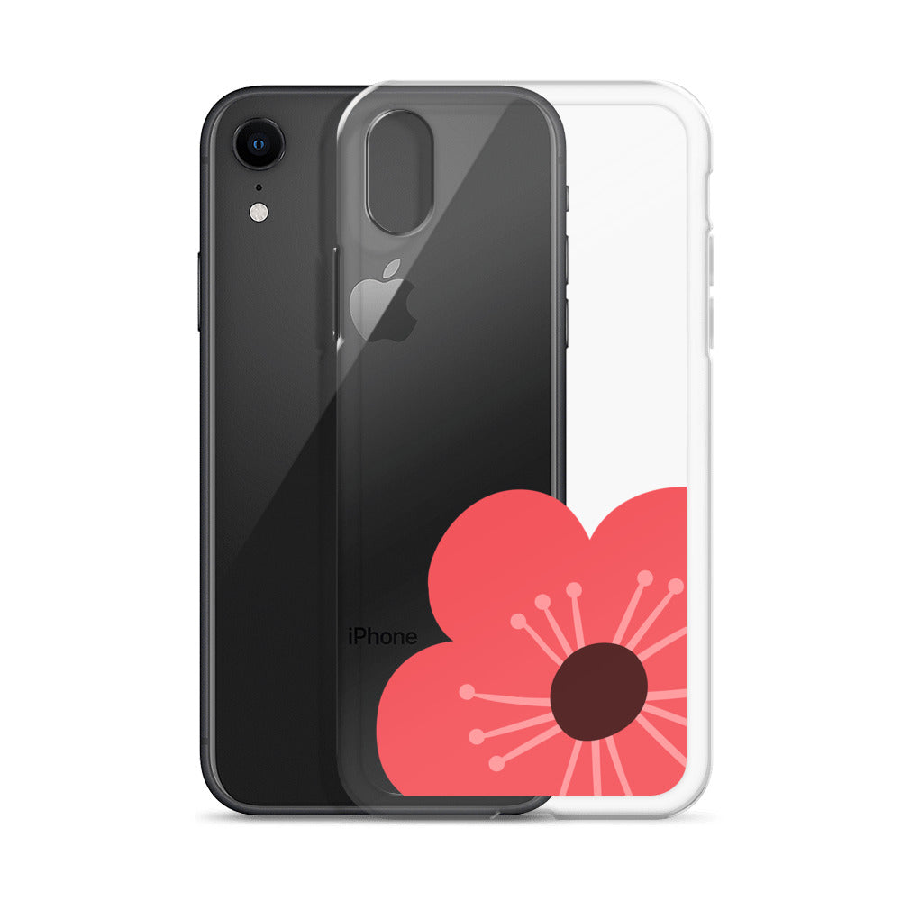 Clear Case for iPhone® Flower