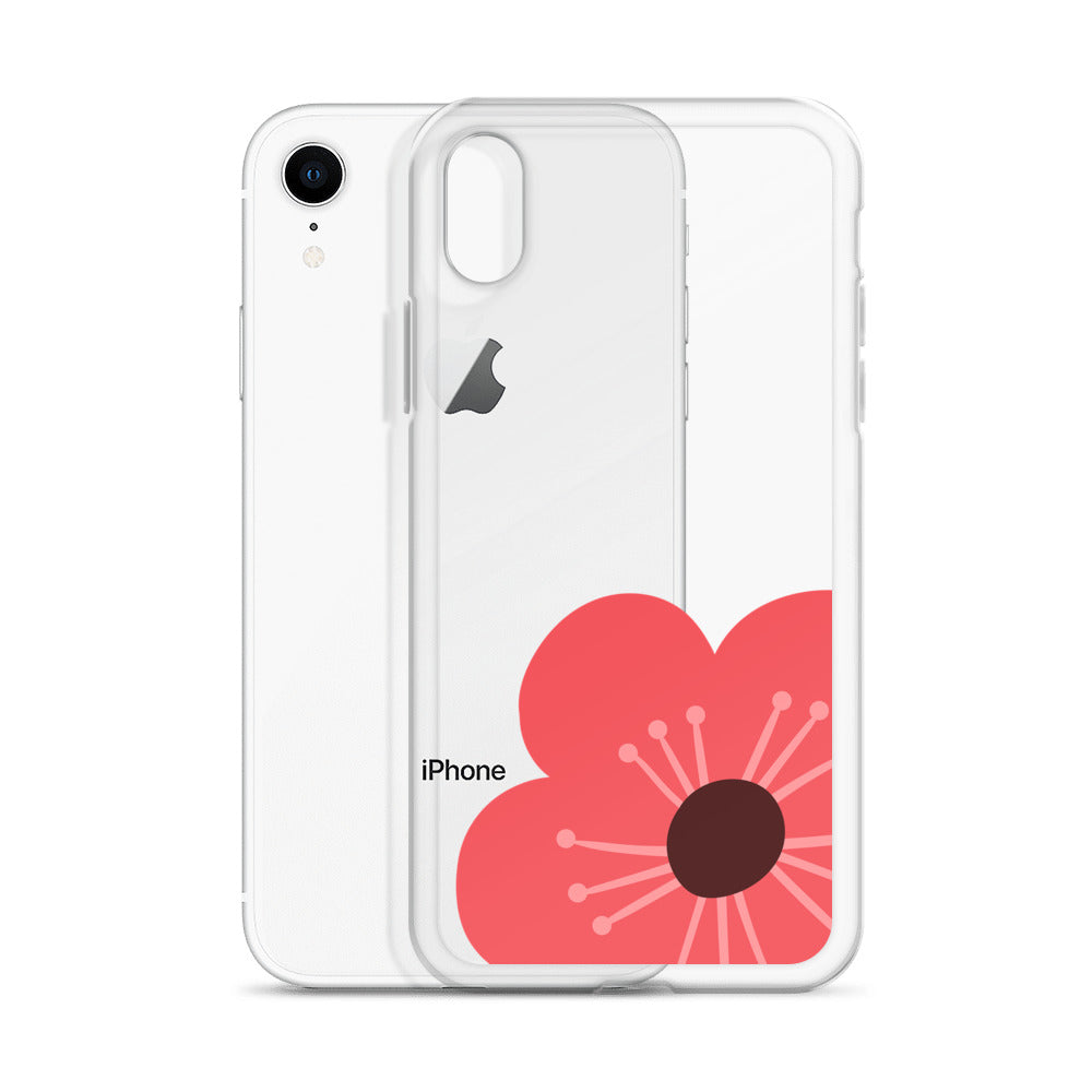 Clear Case for iPhone® Flower