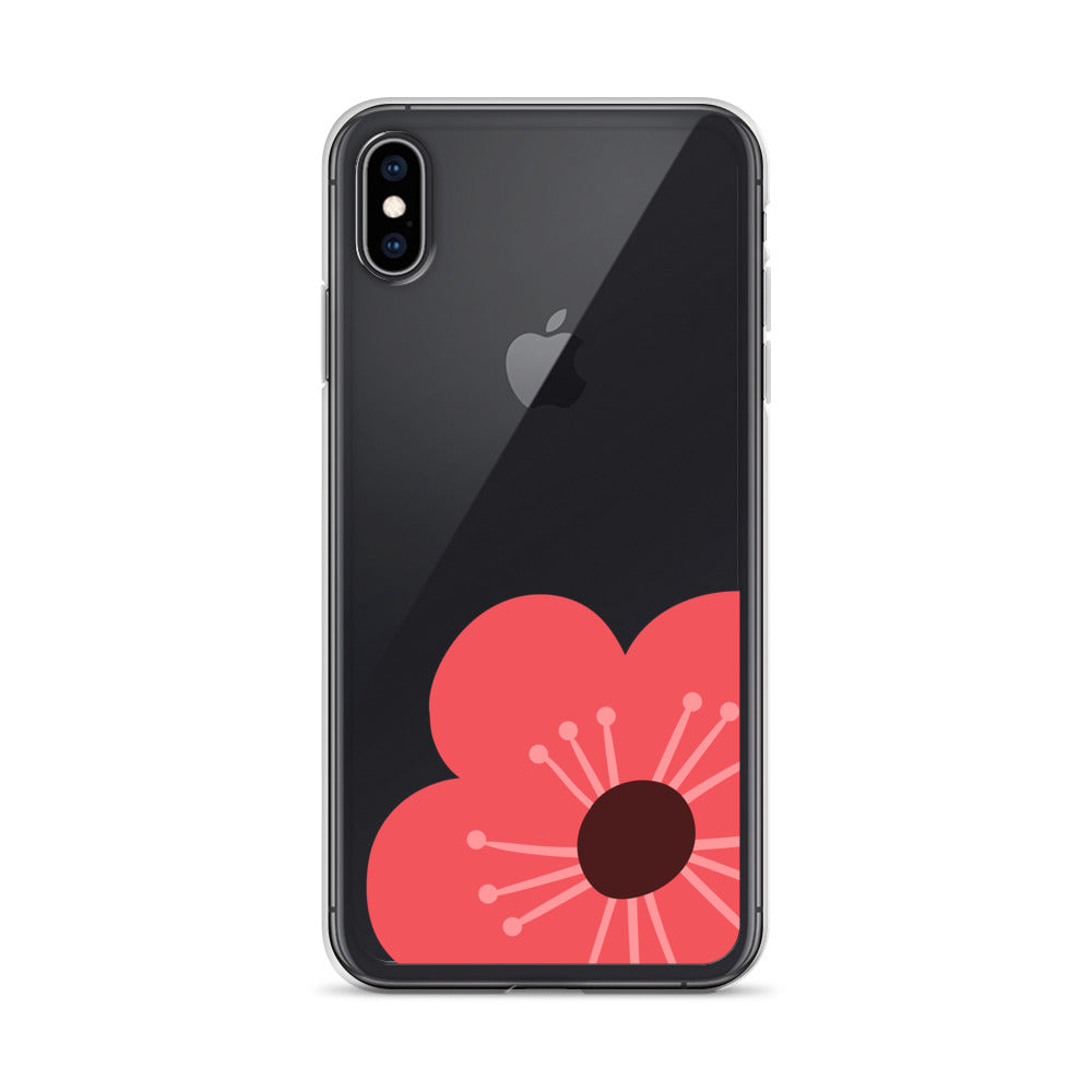 Clear Case for iPhone® Flower