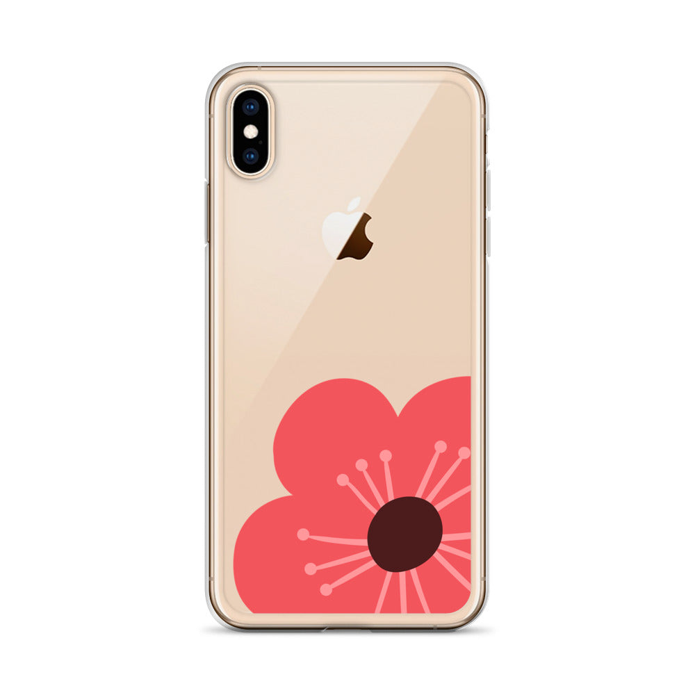 Clear Case for iPhone® Flower