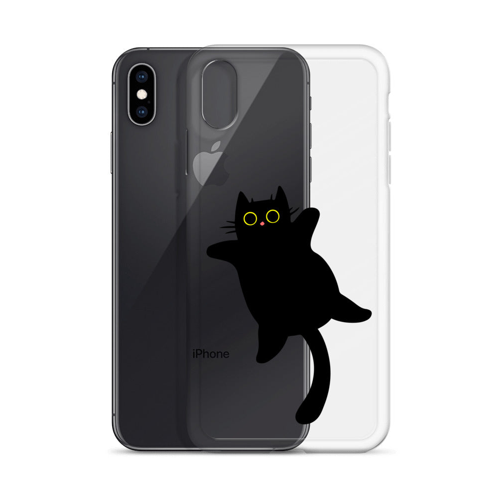 Clear Case for iPhone® Cat Belly Rub