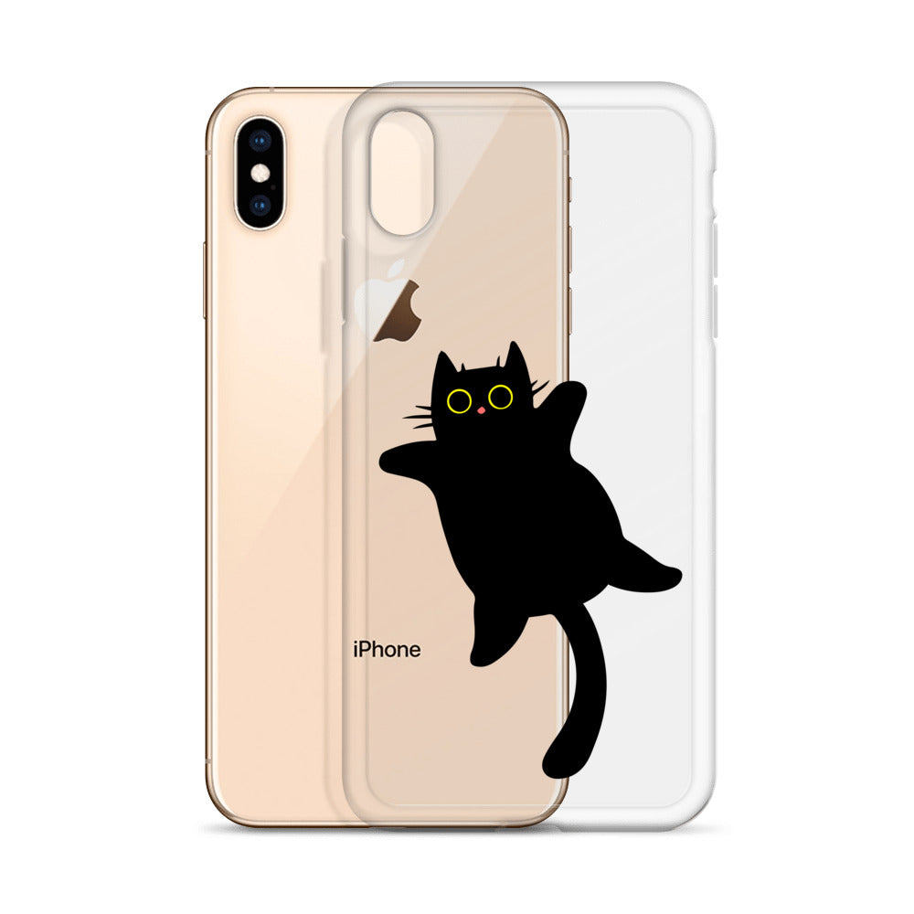 Clear Case for iPhone® Cat Belly Rub