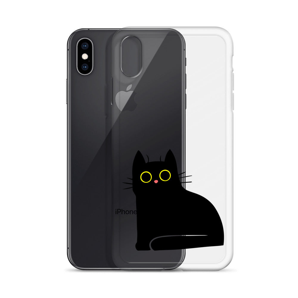 Clear Case for iPhone® Cat Sit