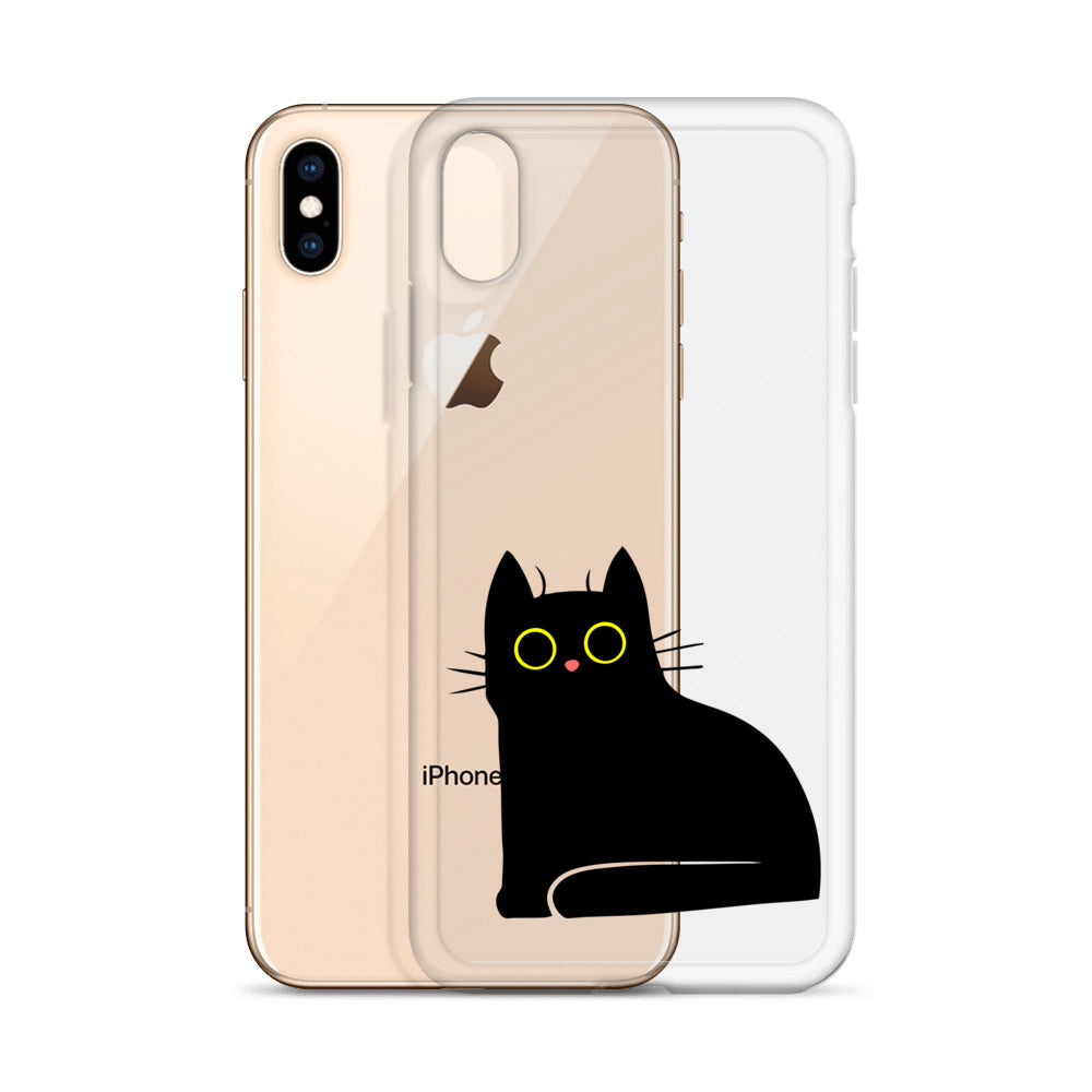 Clear Case for iPhone® Cat Sit