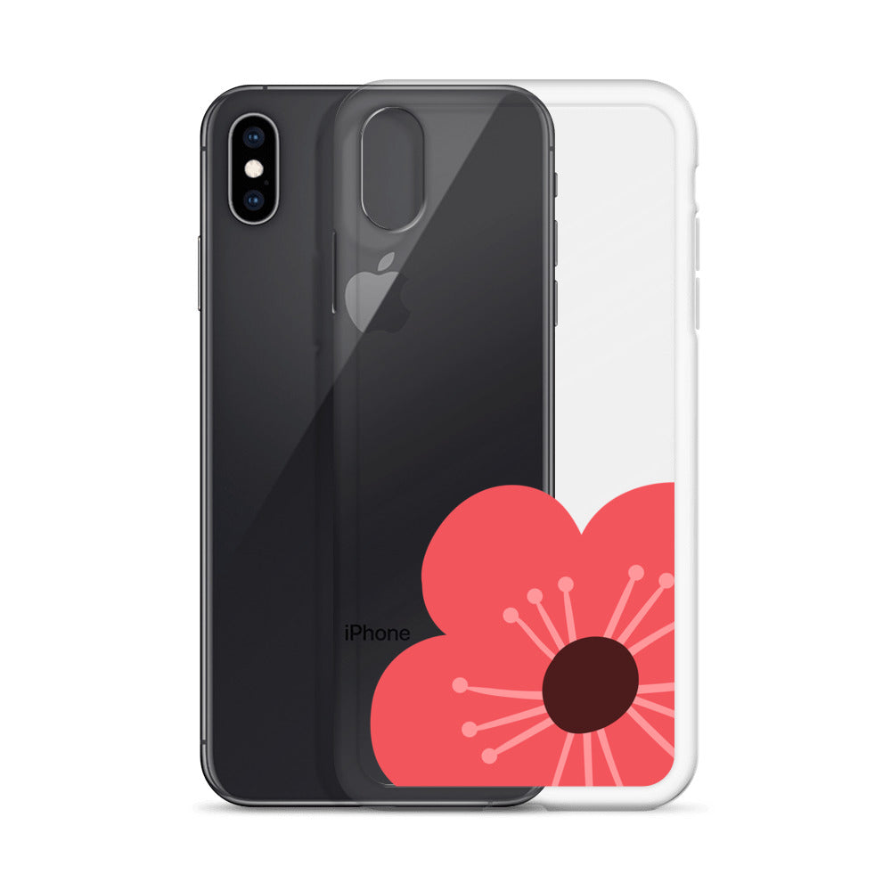 Clear Case for iPhone® Flower