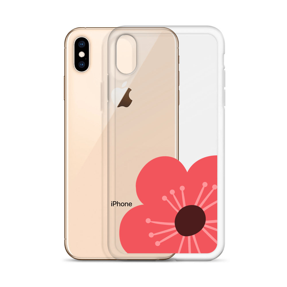 Clear Case for iPhone® Flower