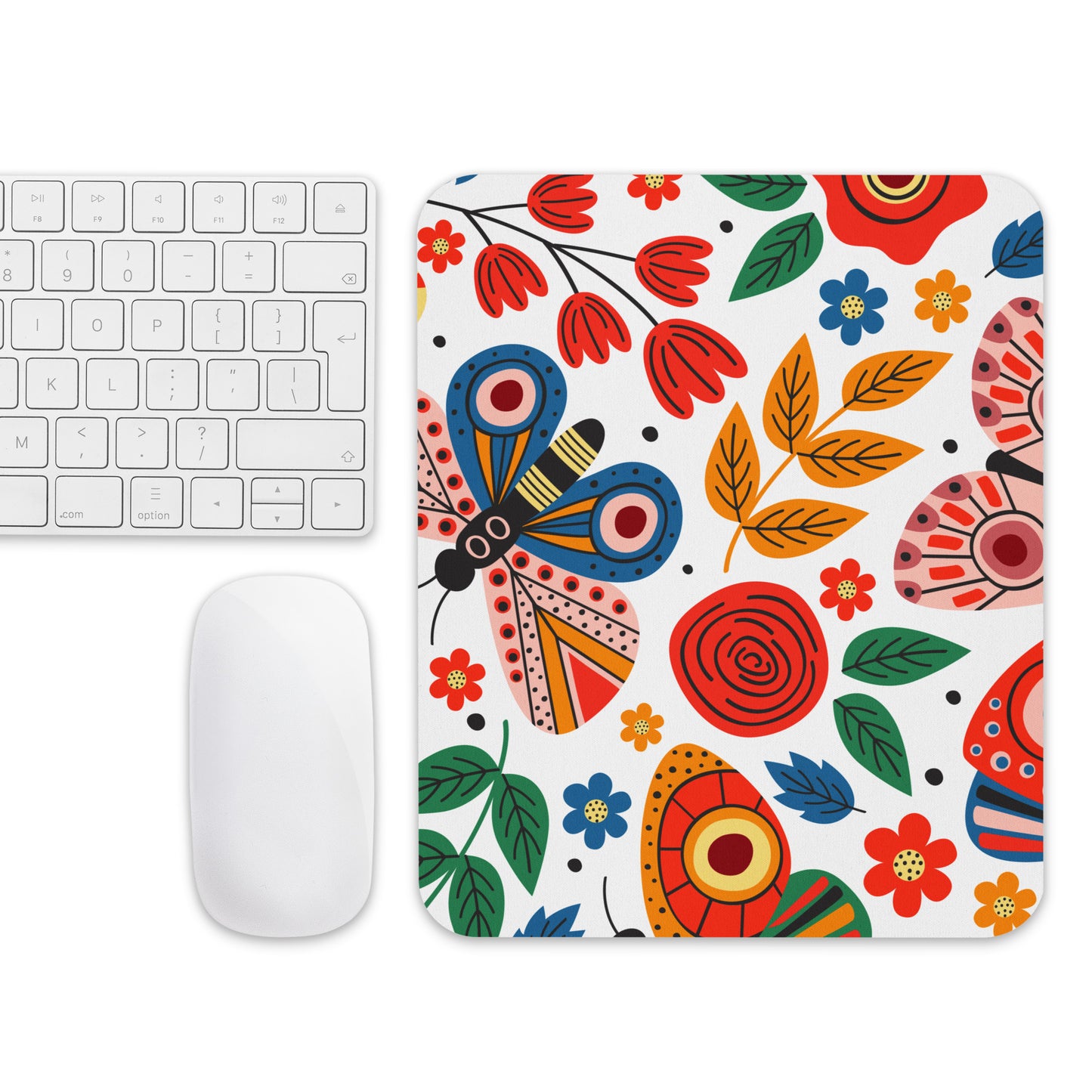 Mouse pad Colorful Moths