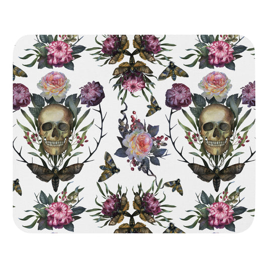 Mouse pad Flowers & Skulls