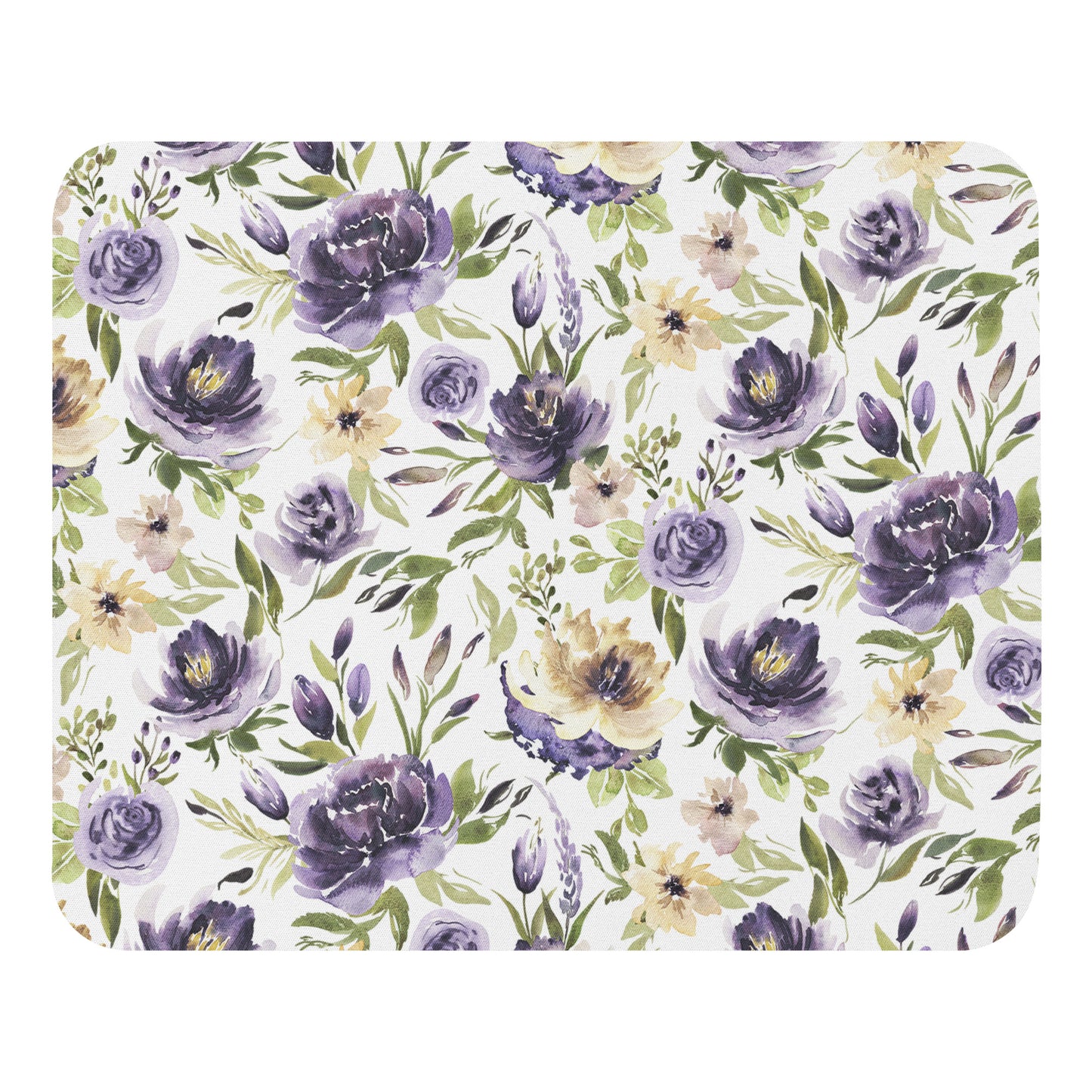 Mouse pad Floral Purple