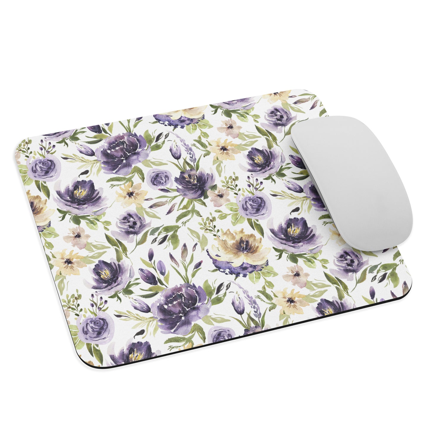 Mouse pad Floral Purple