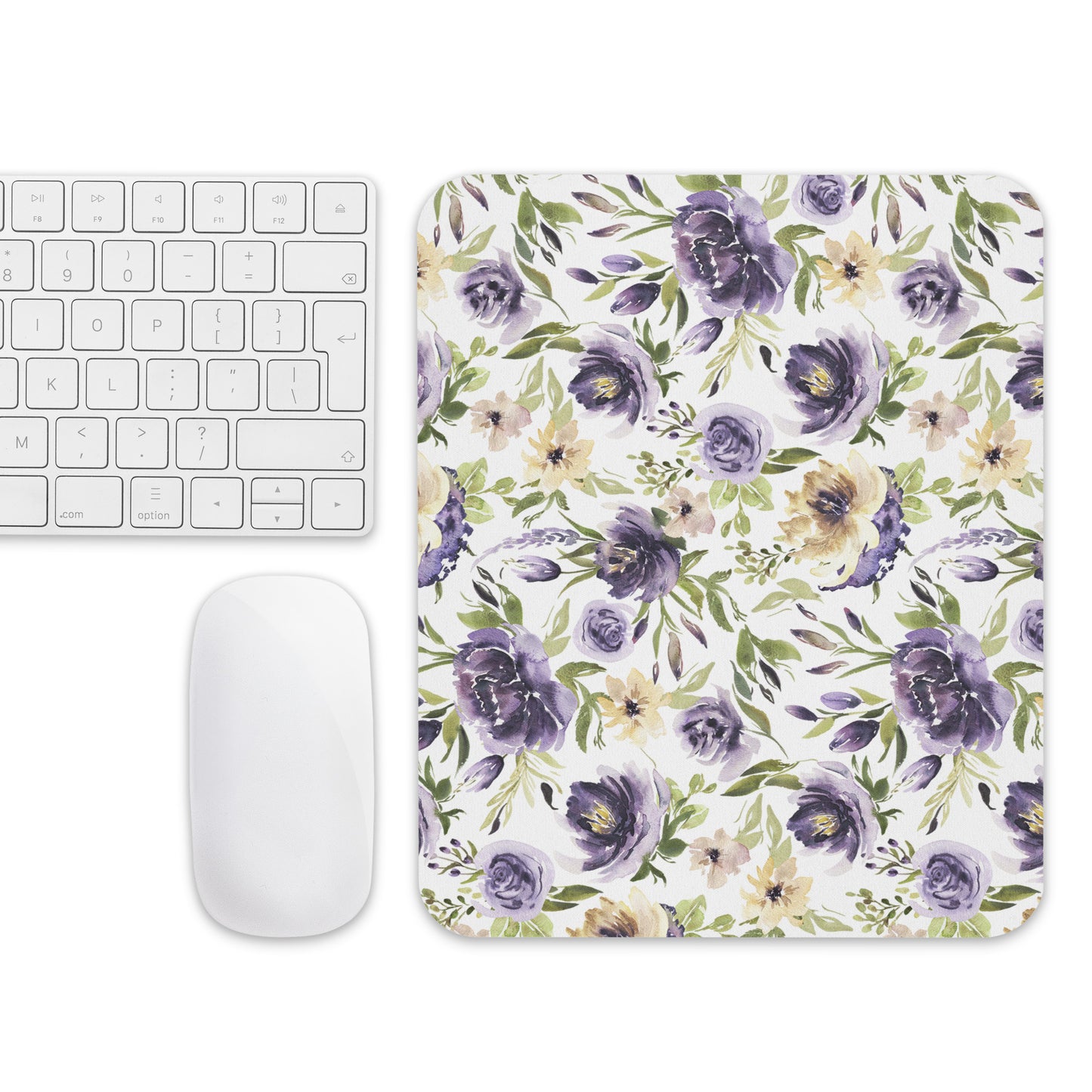 Mouse pad Floral Purple
