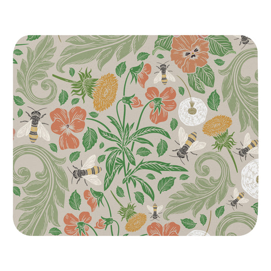 Mouse pad Floral Bees