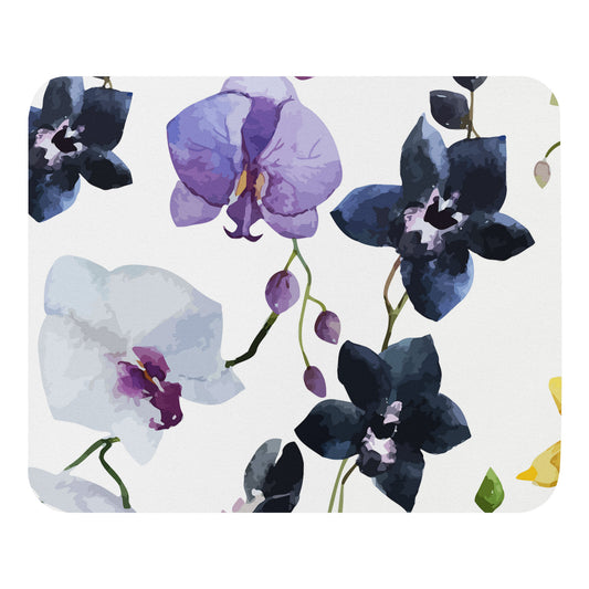 Mouse pad Purple Orchids