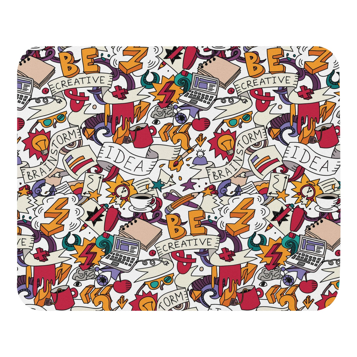 Mouse pad Be Creative White