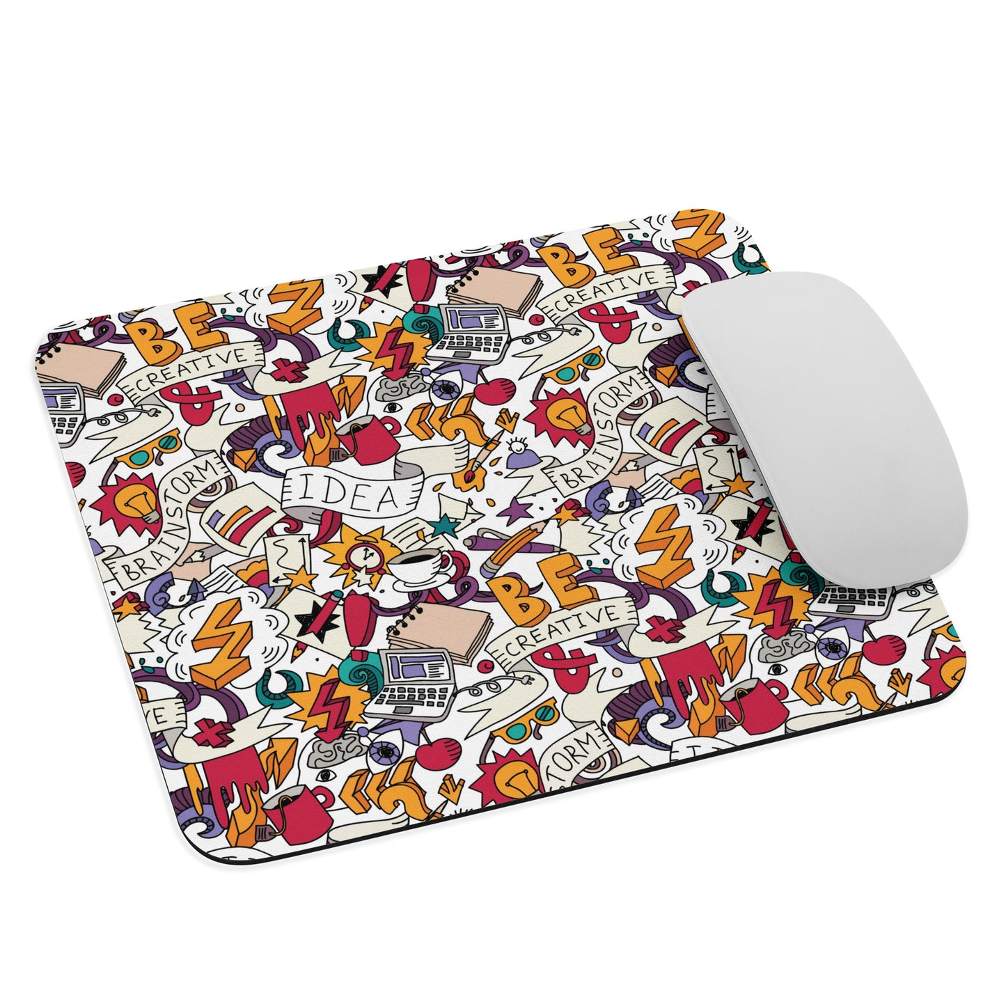 Mouse pad Be Creative White