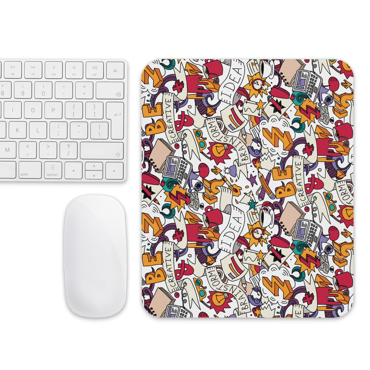 Mouse pad Be Creative White