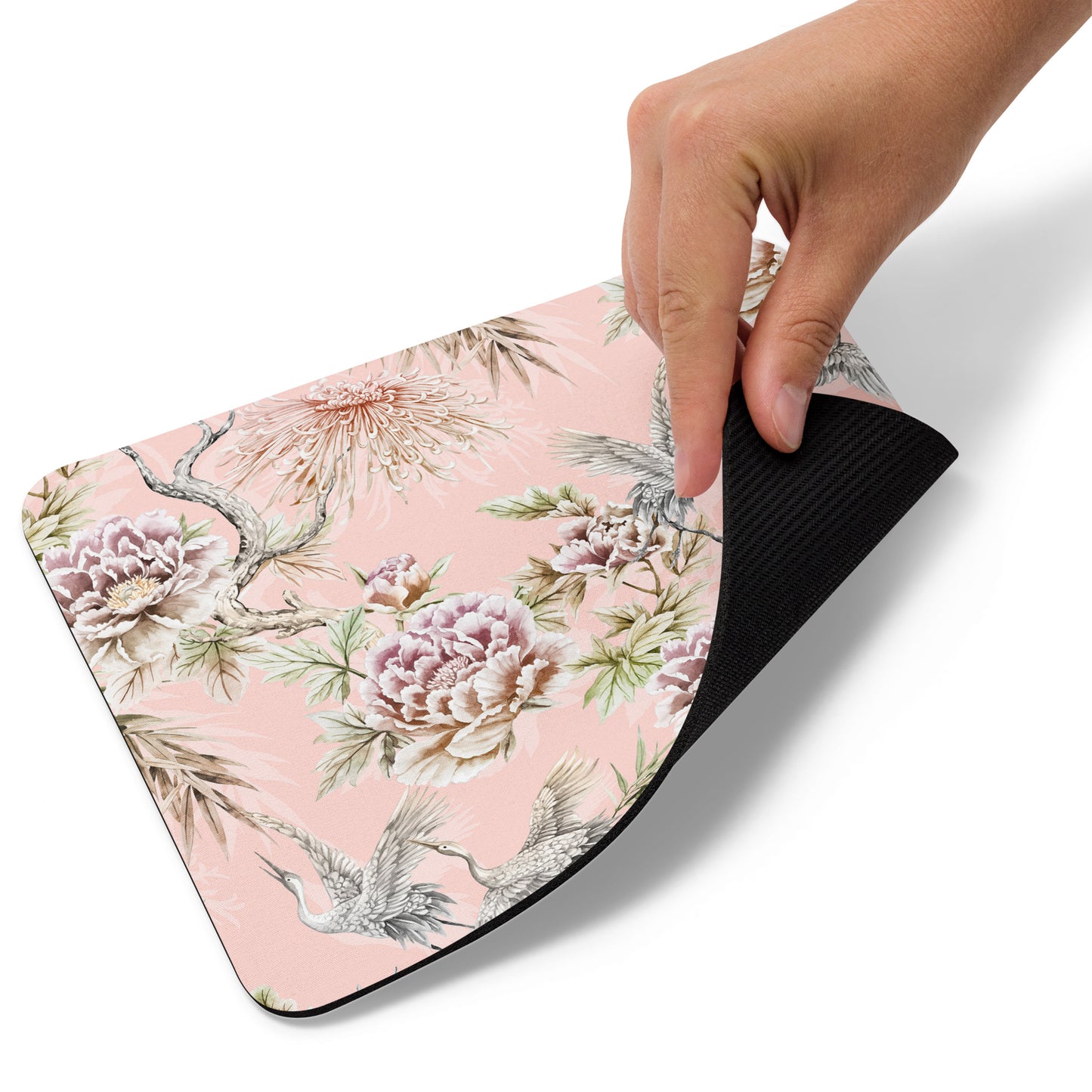 Mouse pad Stork Pink