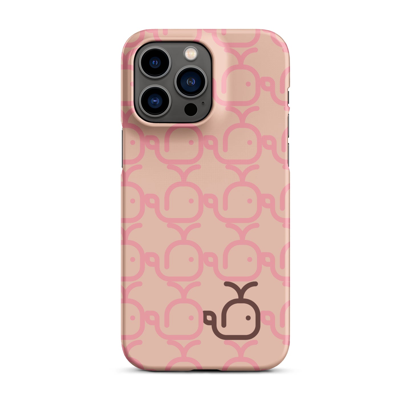 Snap case for iPhone® Whales Pink/Pink