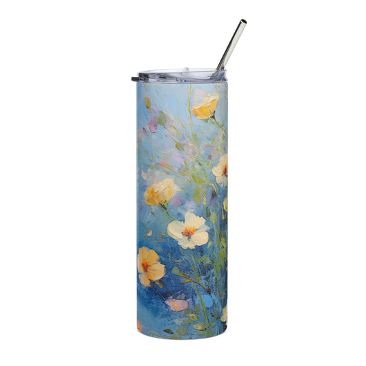 Stainless steel tumbler Floral 4