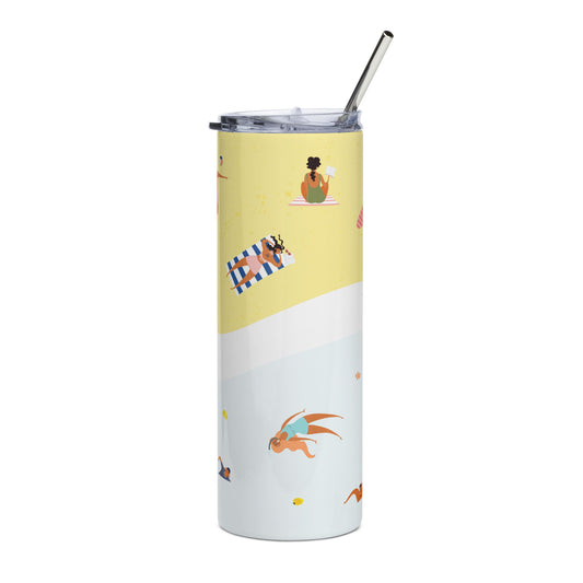 Stainless steel tumbler Beach Vacation