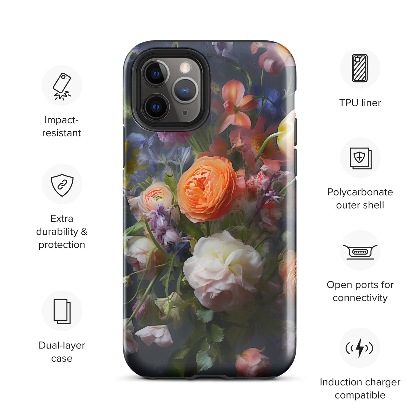 Tough Case for iPhone® Floral 1
