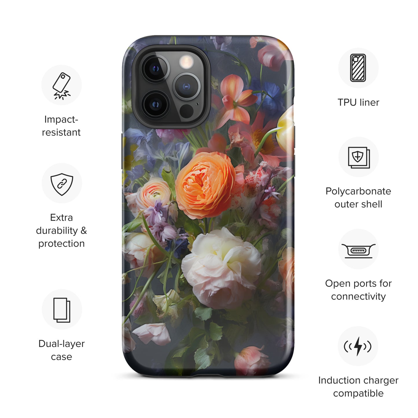 Tough Case for iPhone® Floral 1
