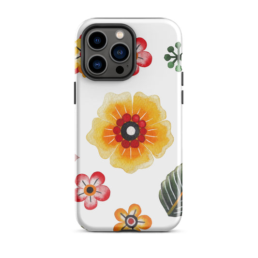 Tough Case for iPhone® Colorful Flowers