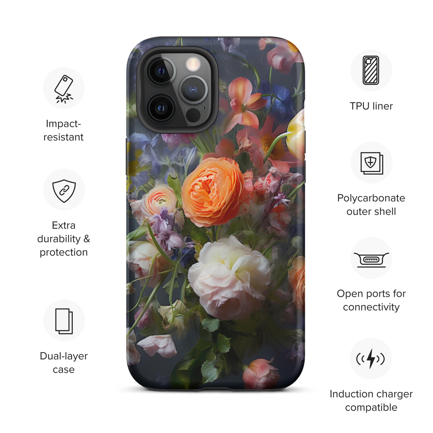 Tough Case for iPhone® Floral 1