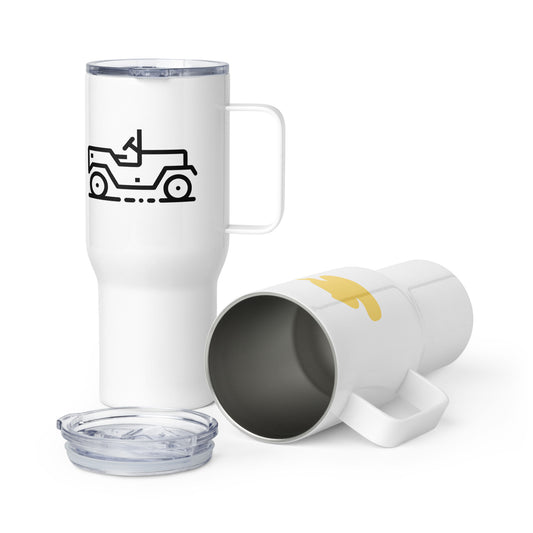 Travel mug with a handle Duck Duck 4x4 v2