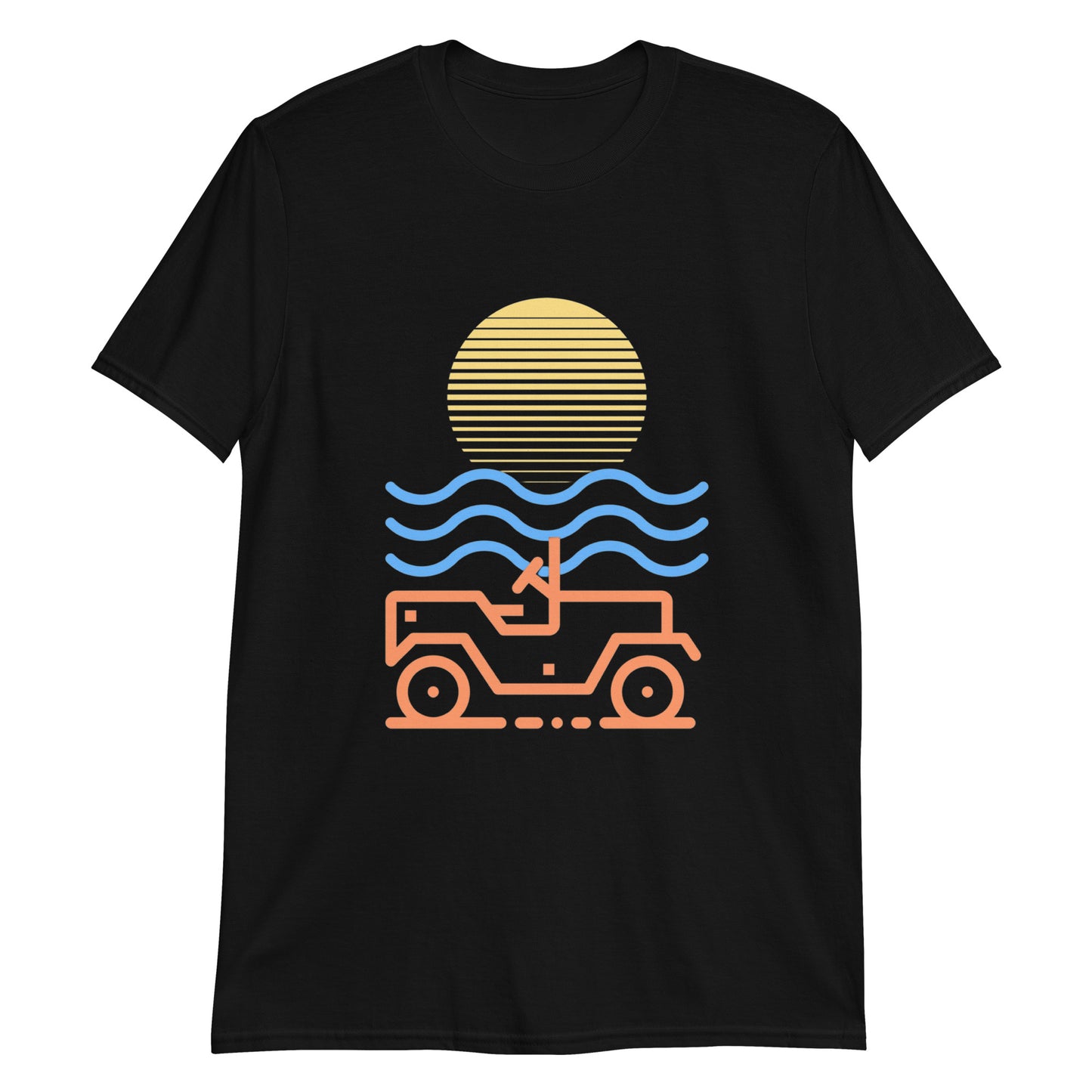 Short-Sleeve Unisex T-Shirt Sun Beach 4x4