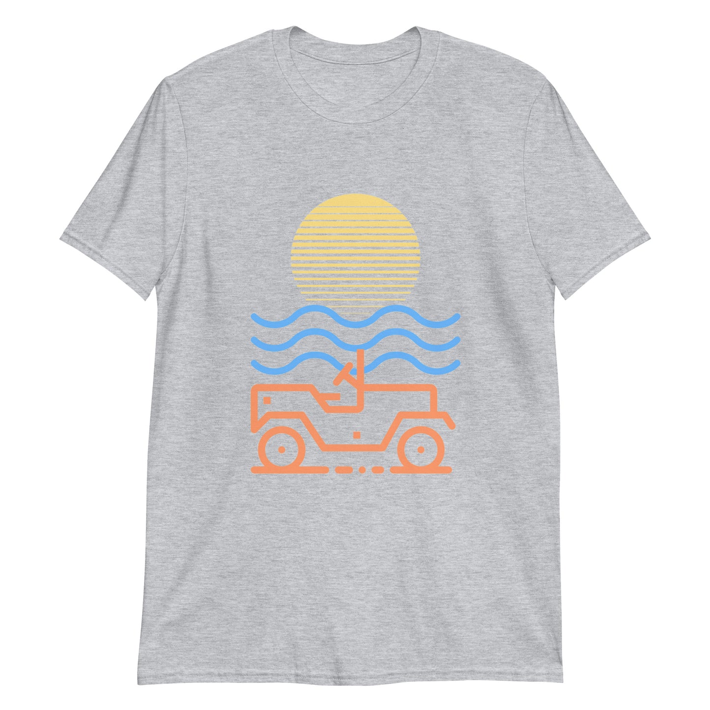 Short-Sleeve Unisex T-Shirt Sun Beach 4x4