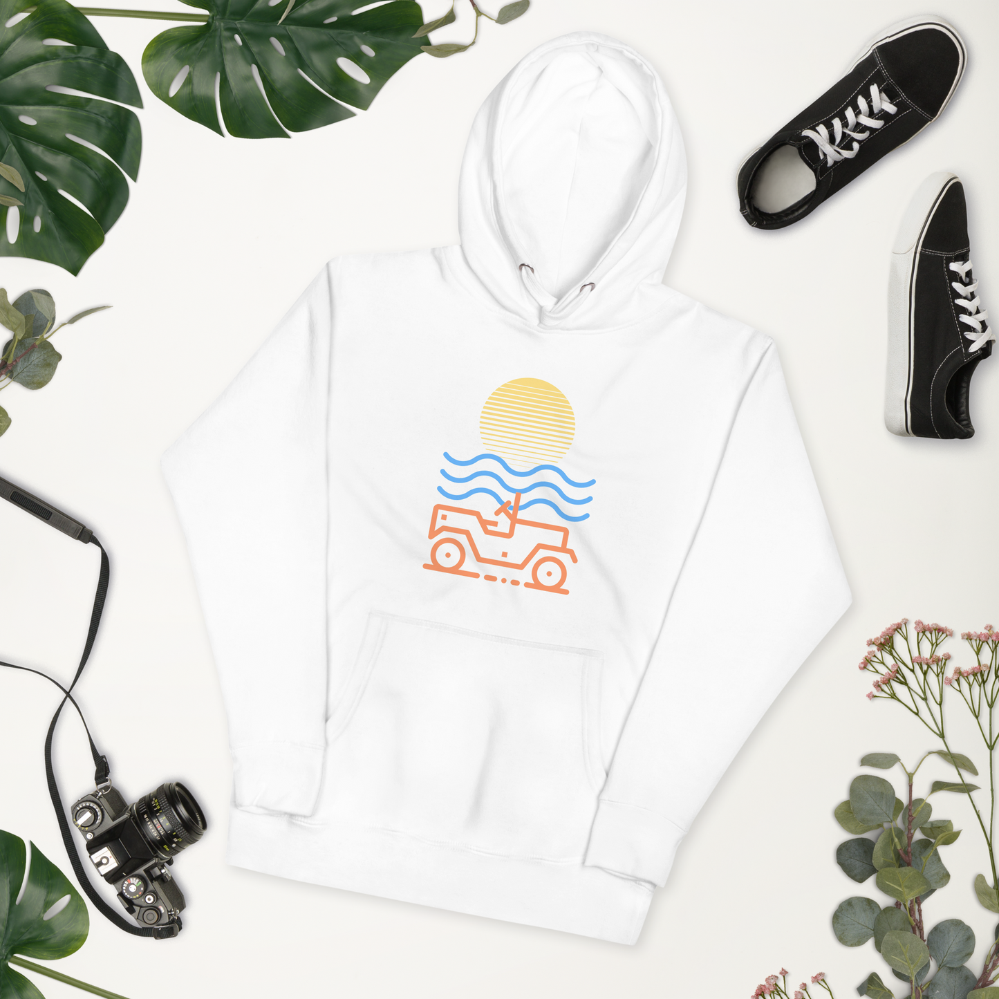 Unisex Hoodie Sun Beach 4x4