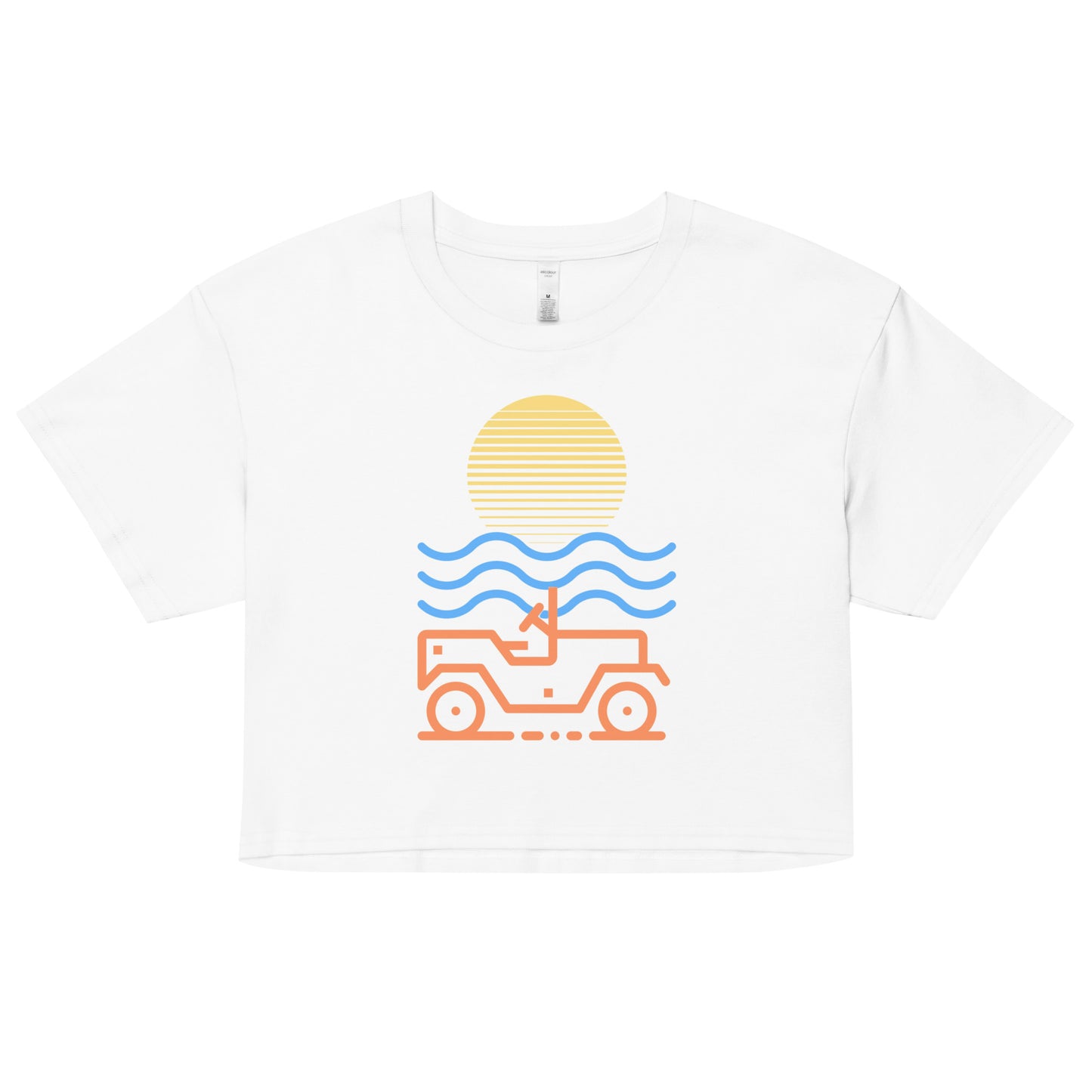Women’s crop top Sun Beach 4x4