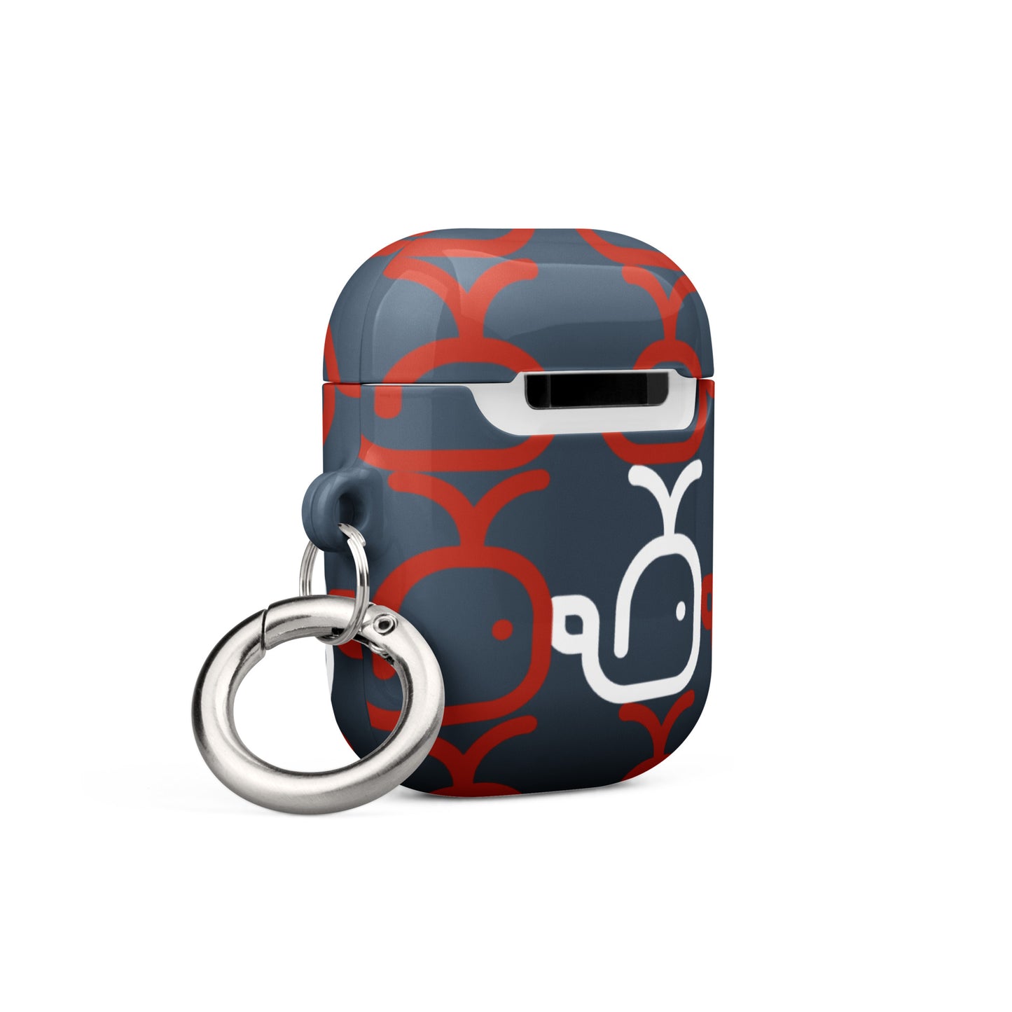 Case for AirPods® Whales Red/Blue