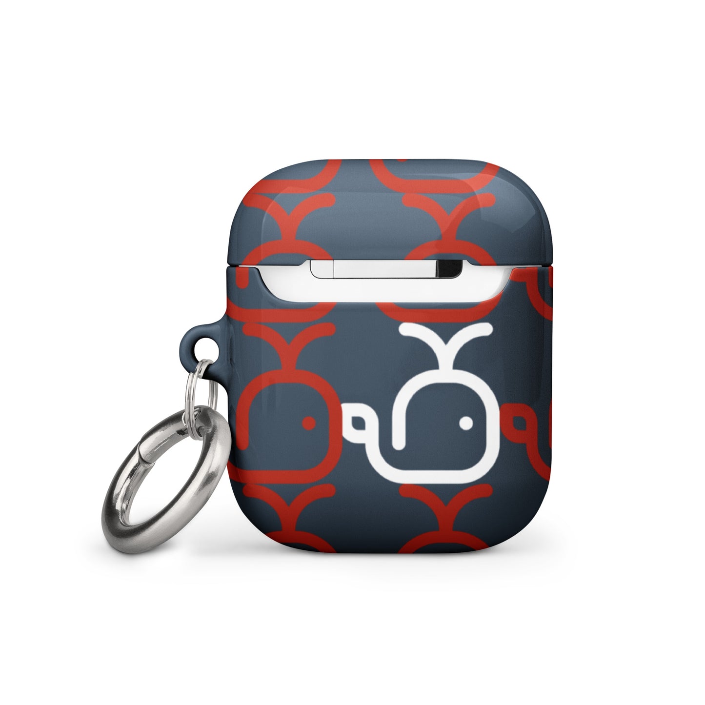 Case for AirPods® Whales Red/Blue