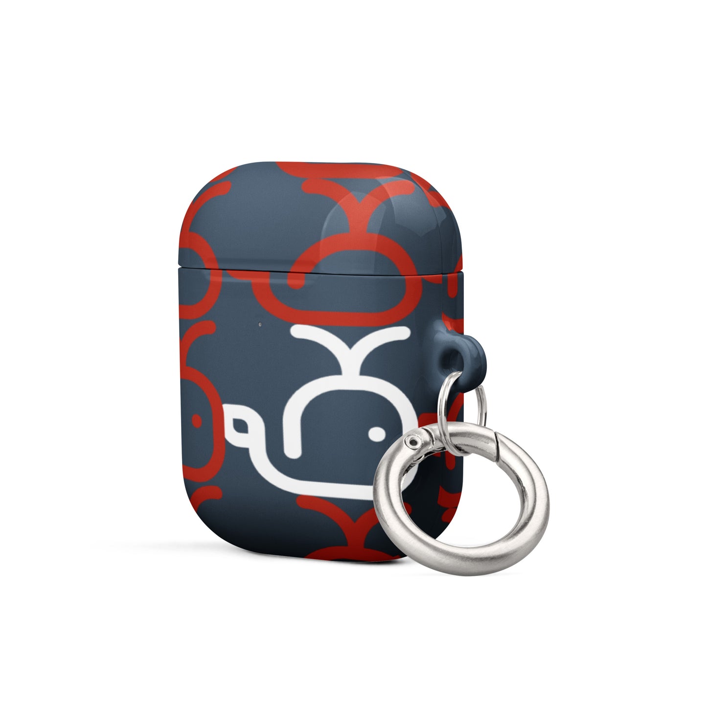 Case for AirPods® Whales Red/Blue