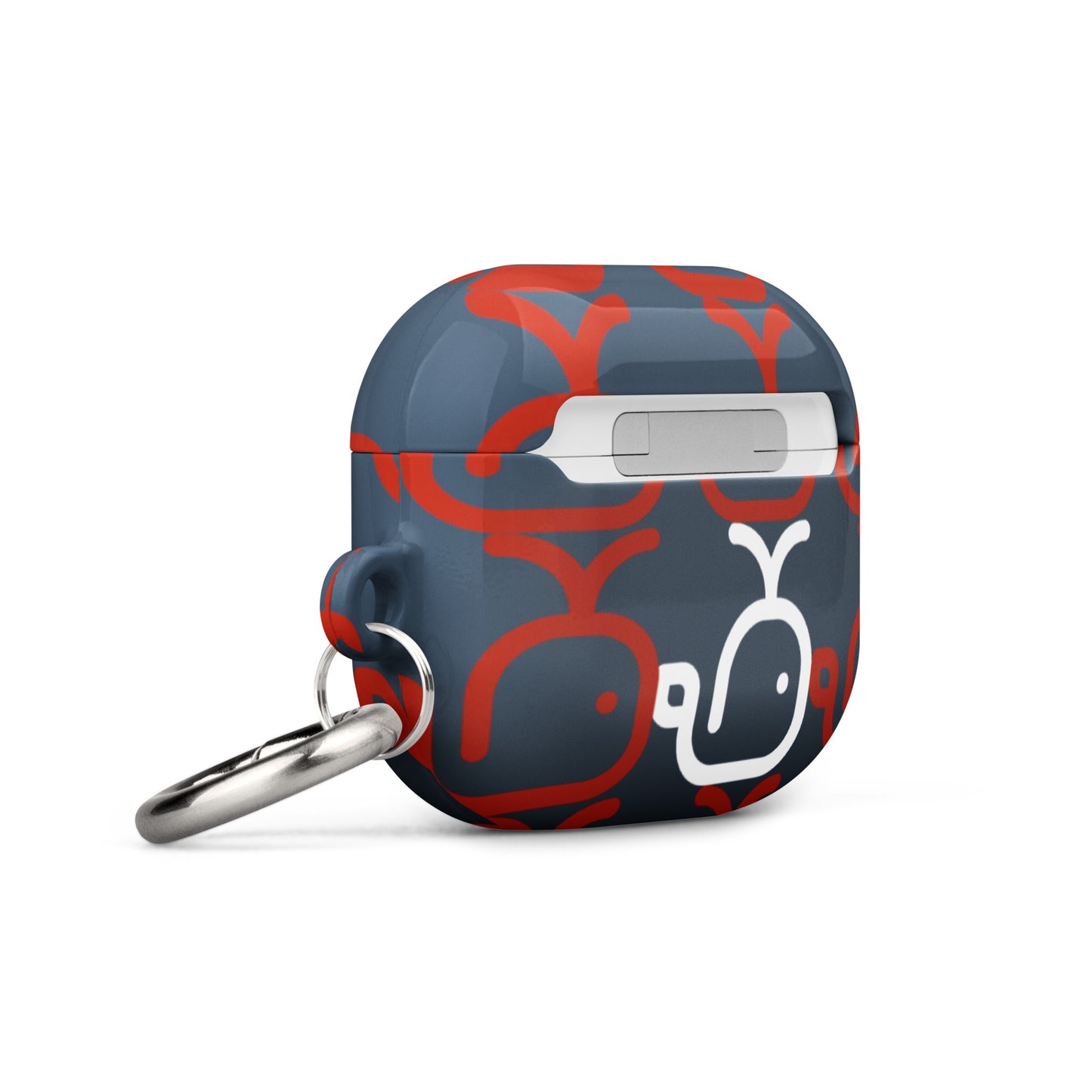 Case for AirPods® Whales Red/Blue