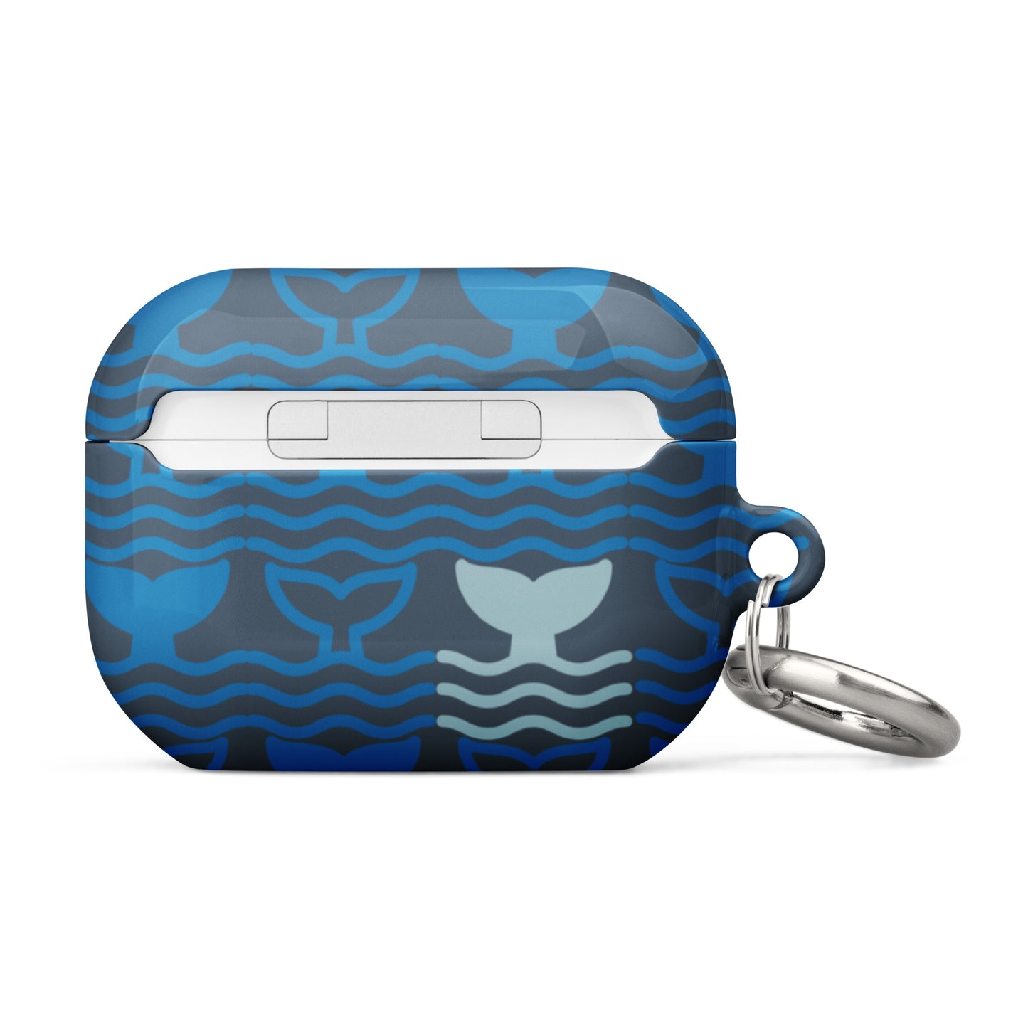 Case for AirPods® Whale Tail Fins Blue