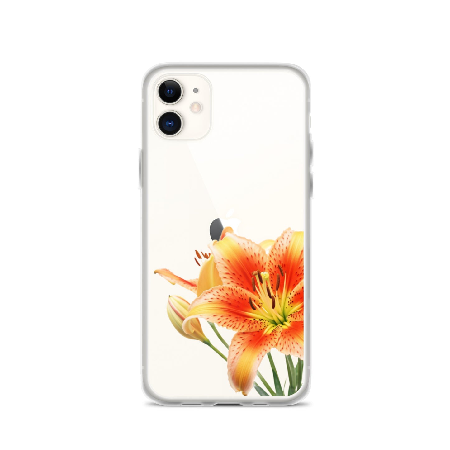 Clear Case for iPhone® Orange Lily