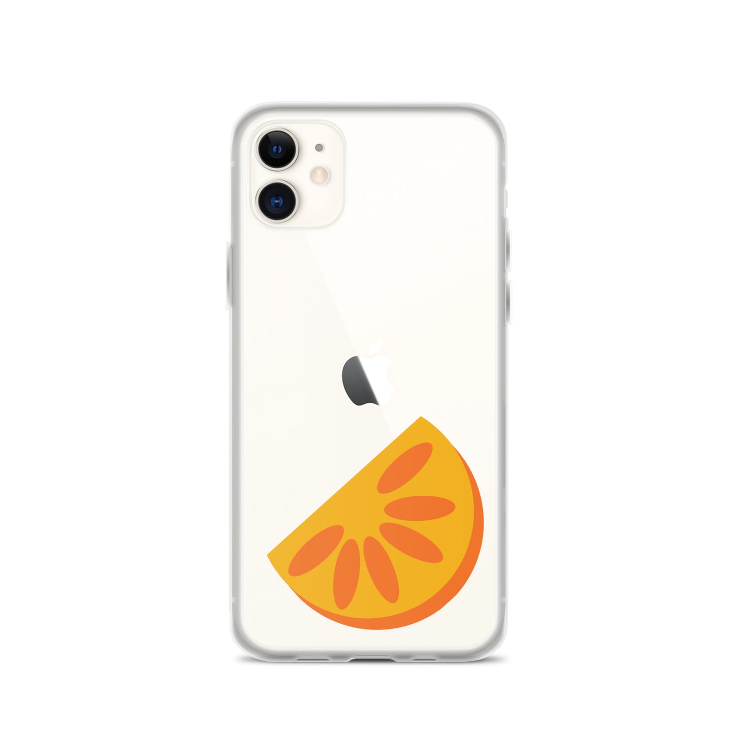 Clear Case for iPhone® Orange